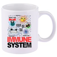 Immune System Cells Biology Cell Science Humor 11oz C Handle Ceramic Mug
