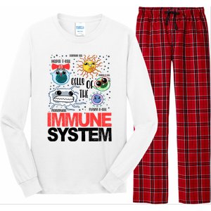 Immune System Cells Biology Cell Science Humor Long Sleeve Pajama Set