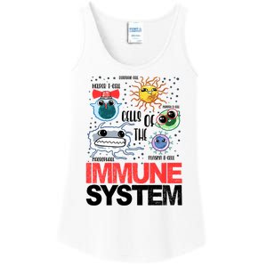 Immune System Cells Biology Cell Science Humor Ladies Essential Tank