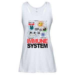 Immune System Cells Biology Cell Science Humor Ladies Essential Flowy Tank