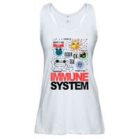 Immune System Cells Biology Cell Science Humor Ladies Essential Flowy Tank