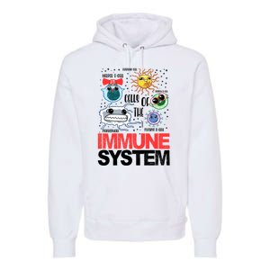 Immune System Cells Biology Cell Science Humor Premium Hoodie