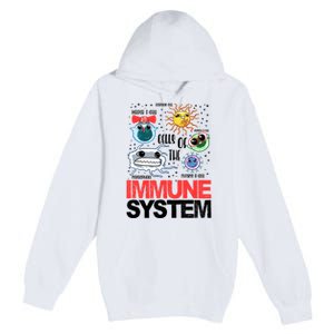 Immune System Cells Biology Cell Science Humor Premium Pullover Hoodie