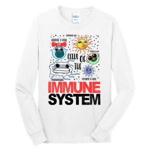 Immune System Cells Biology Cell Science Humor Tall Long Sleeve T-Shirt