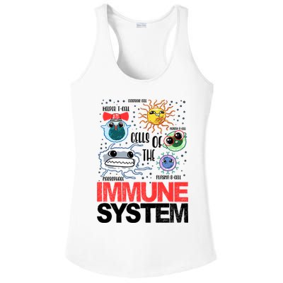 Immune System Cells Biology Cell Science Humor Ladies PosiCharge Competitor Racerback Tank