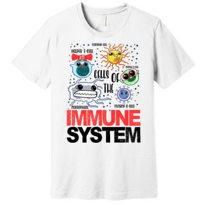 Immune System Cells Biology Cell Science Humor Premium T-Shirt