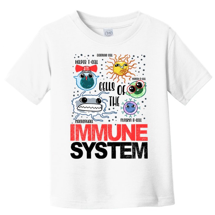 Immune System Cells Biology Cell Science Humor Toddler T-Shirt