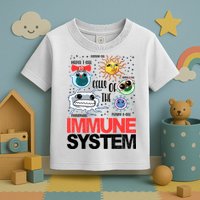 Immune System Cells Biology Cell Science Humor Toddler T-Shirt