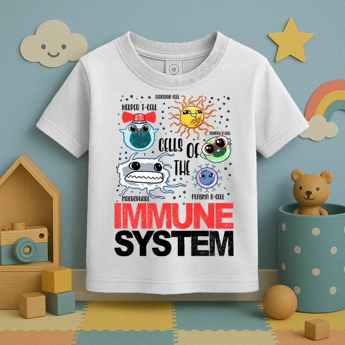 Immune System Cells Biology Cell Science Humor Toddler T-Shirt