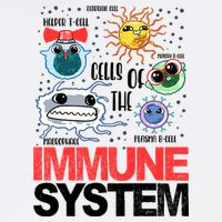 Immune System Cells Biology Cell Science Humor Toddler T-Shirt