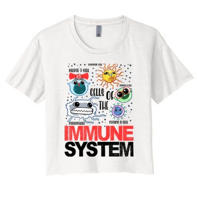 Immune System Cells Biology Cell Science Humor Crop Top