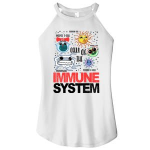 Immune System Cells Biology Cell Science Humor Women's Perfect Tri Rocker Tank