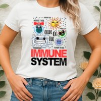 Immune System Cells Biology Cell Science Humor Womens T-Shirt
