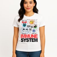 Immune System Cells Biology Cell Science Humor Womens T-Shirt