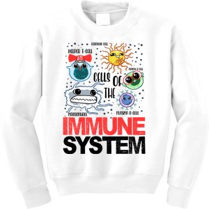 Immune System Cells Biology Cell Science Humor Kids Sweatshirt