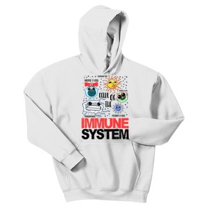 Immune System Cells Biology Cell Science Humor Kids Hoodie