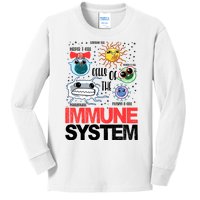 Immune System Cells Biology Cell Science Humor Kids Long Sleeve Shirt