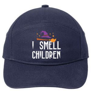 I Smell Children Funny Halloween Teacher Gift 7-Panel Snapback Hat