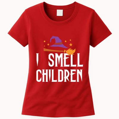 I Smell Children Funny Halloween Teacher Gift Womens T-Shirt