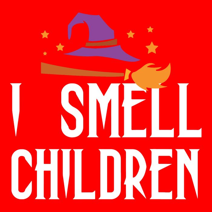 I Smell Children Funny Halloween Teacher Gift Women's V-Neck T-Shirt