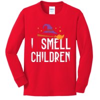 I Smell Children Funny Halloween Teacher Gift Kids Long Sleeve Shirt