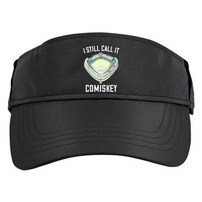 I Still Call It Comiskey Chicago Baseball Vintage Adult Drive Performance Visor