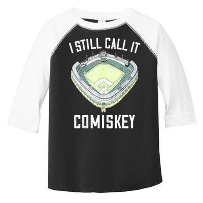 I Still Call It Comiskey Chicago Baseball Vintage Toddler Fine Jersey T-Shirt