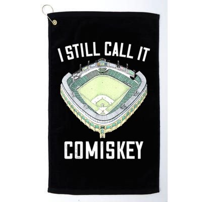 I Still Call It Comiskey Chicago Baseball Vintage Golf Towel