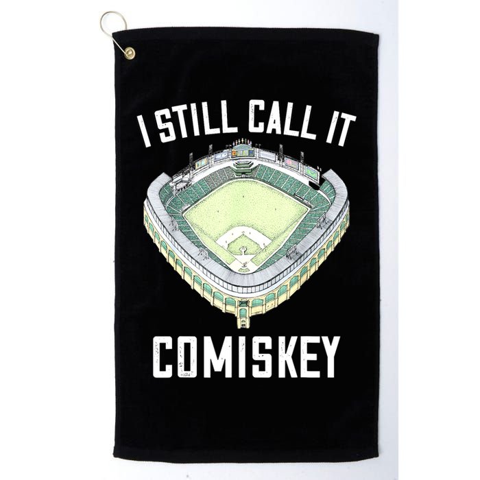 I Still Call It Comiskey Chicago Baseball Vintage Golf Towel