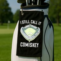 I Still Call It Comiskey Chicago Baseball Vintage Golf Towel