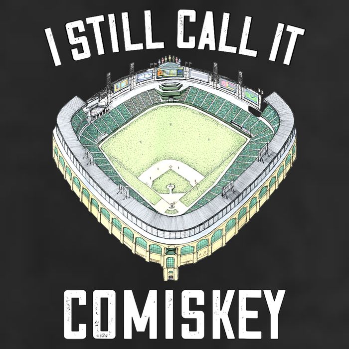 I Still Call It Comiskey Chicago Baseball Vintage Golf Towel