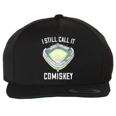 I Still Call It Comiskey Chicago Baseball Vintage Wool Snapback Cap