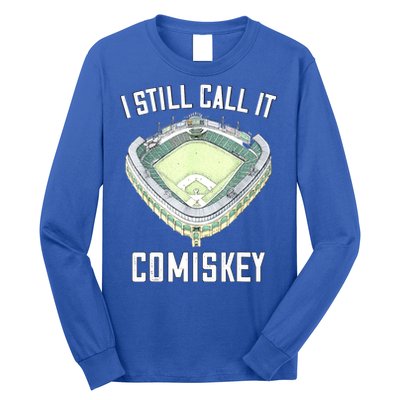 I Still Call It Comiskey Chicago Baseball Vintage Long Sleeve Shirt