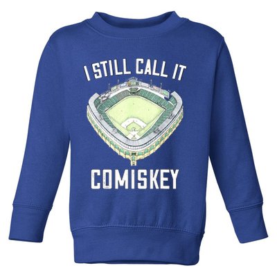 I Still Call It Comiskey Chicago Baseball Vintage Toddler Sweatshirt
