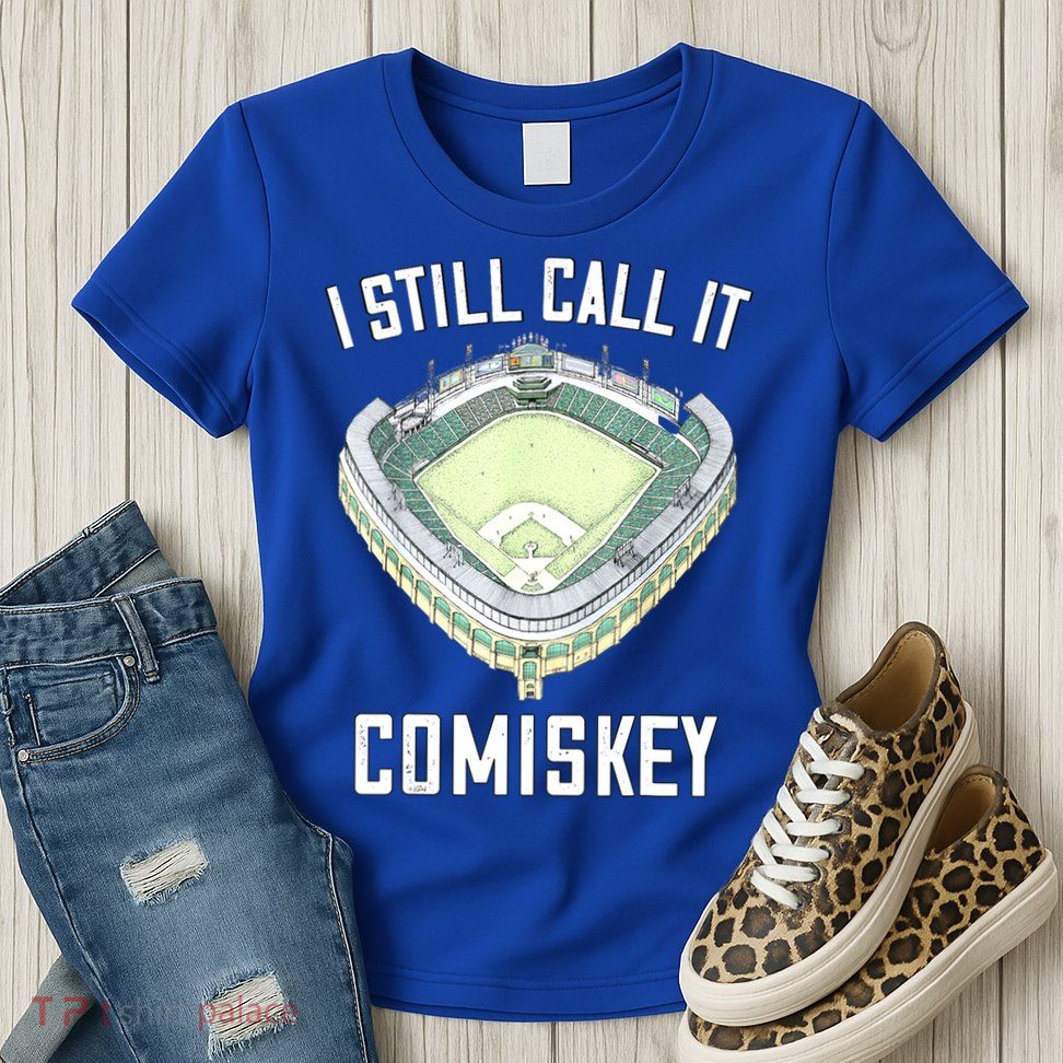 I Still Call It Comiskey Chicago Baseball Vintage Womens T-Shirt