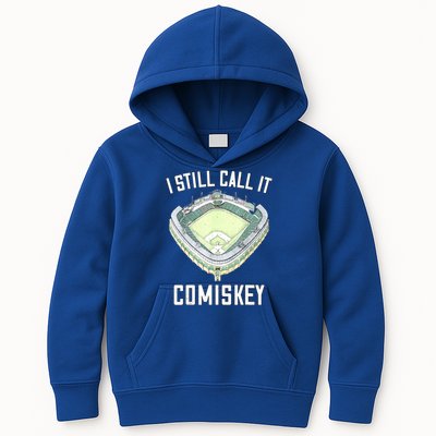 I Still Call It Comiskey Chicago Baseball Vintage Kids Hoodie