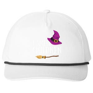 I Smell Children Teacher Halloween Party Witch Easy Costume Snapback Five-Panel Rope Hat