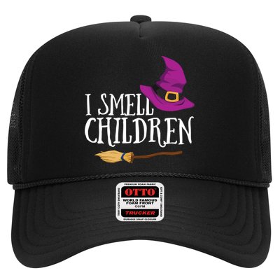 I Smell Children Teacher Halloween Party Witch Easy Costume Trucker Hat