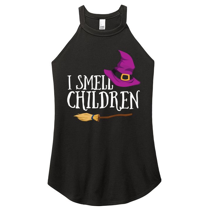 I Smell Children Teacher Halloween Party Witch Easy Costume Women's Perfect Tri Rocker Tank