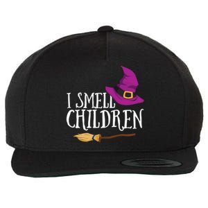 I Smell Children Teacher Halloween Party Witch Easy Costume Wool Snapback Cap