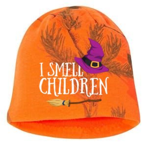 I Smell Children Teacher Halloween Party Witch Easy Costume Kati - Camo Knit Beanie