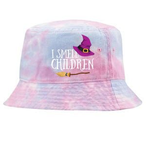 I Smell Children Teacher Halloween Party Witch Easy Costume Tie-Dyed Bucket Hat