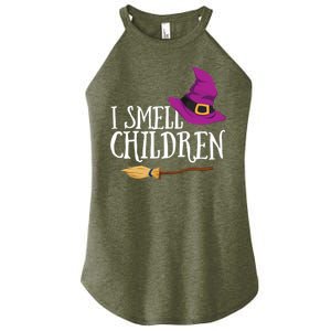 I Smell Children Teacher Halloween Party Witch Easy Costume Women's Perfect Tri Rocker Tank