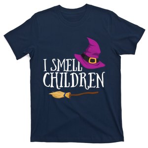 I Smell Children Teacher Halloween Party Witch Easy Costume T-Shirt