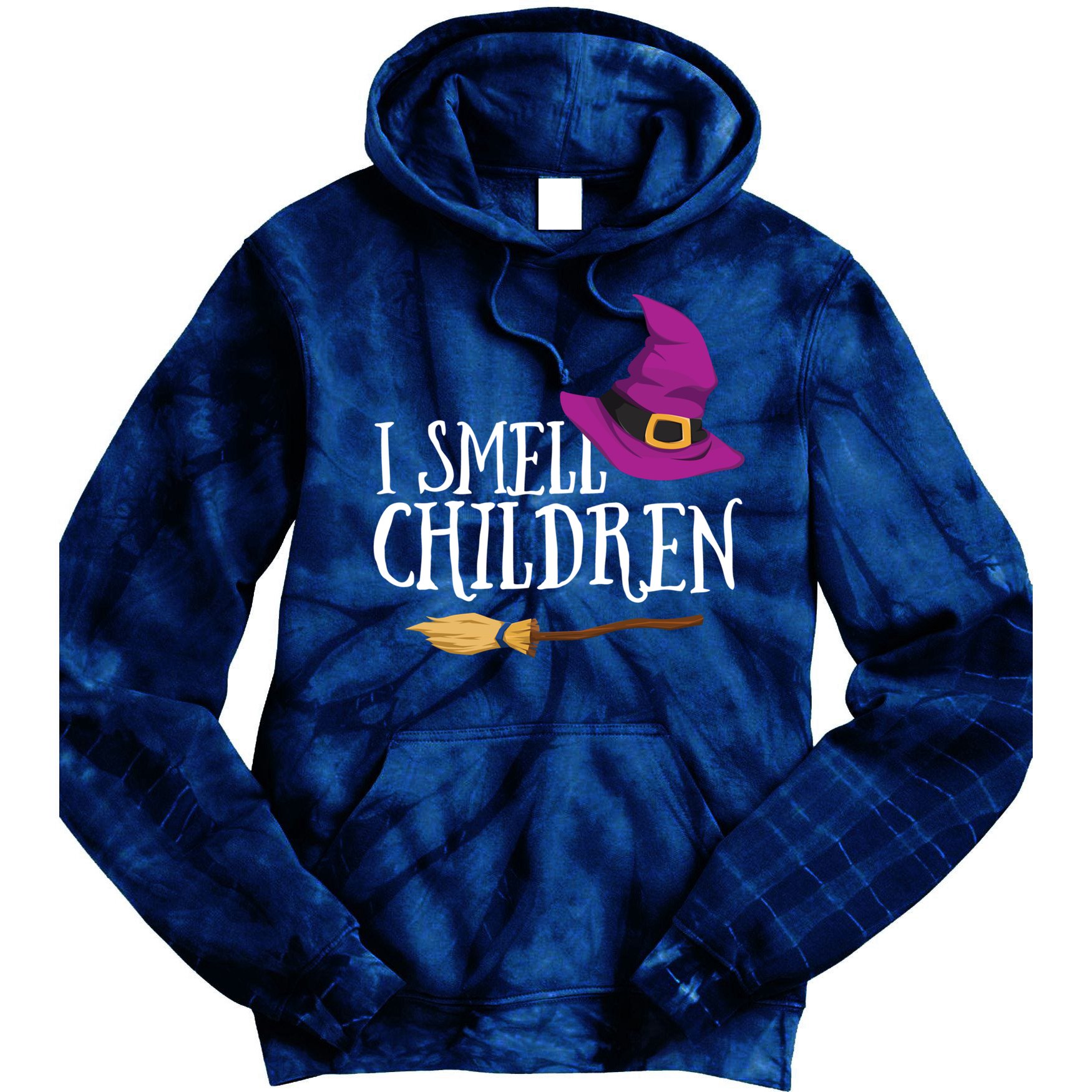 I Smell Children Teacher Halloween Party Witch Easy Costume Tie Dye Hoodie