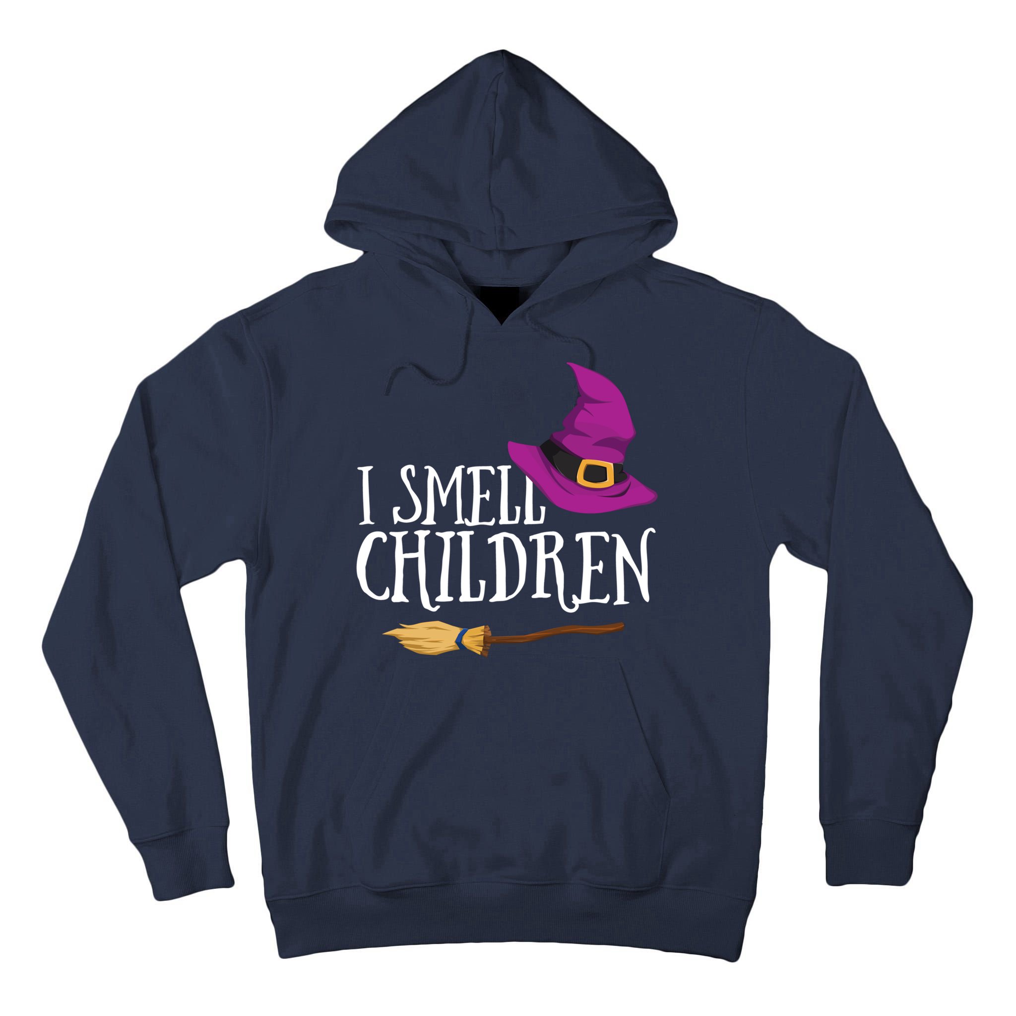 I Smell Children Teacher Halloween Party Witch Easy Costume Tall Hoodie