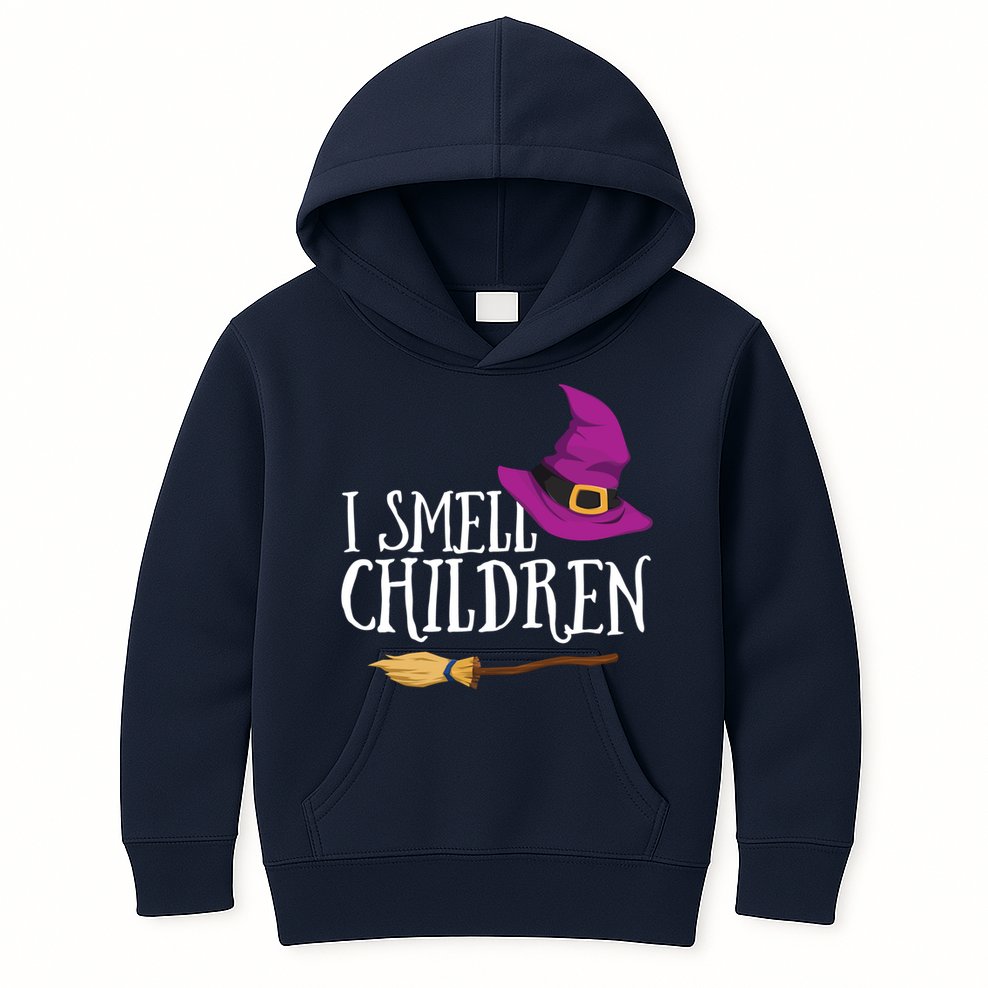 I Smell Children Teacher Halloween Party Witch Easy Costume Kids Hoodie