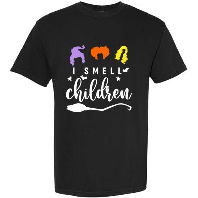 I Smell Children Witch Halloween Costume Garment-Dyed Heavyweight T-Shirt