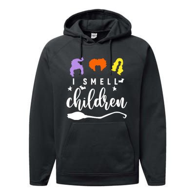 I Smell Children Witch Halloween Costume Performance Fleece Hoodie