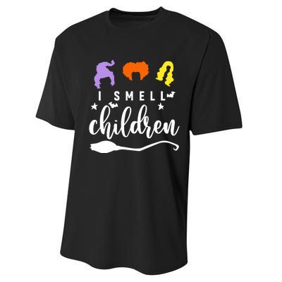 I Smell Children Witch Halloween Costume Performance Sprint T-Shirt